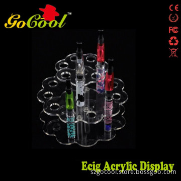 Hot Selling Products Acrylic E Cig Display Case with Acrylic Rotating Lipstick Display Stand